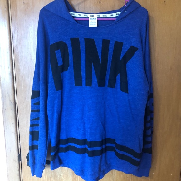 Victoria Secret blue sweatshirt - Picture 1 of 2